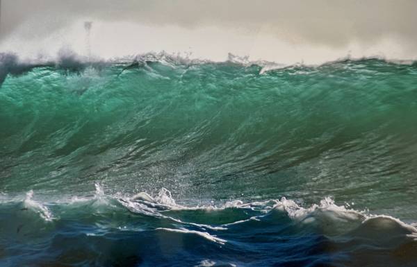 - on , Print by Alistair Common, measuring 20 x 27 cm (H x W) framed at 30 x 40 cm £30